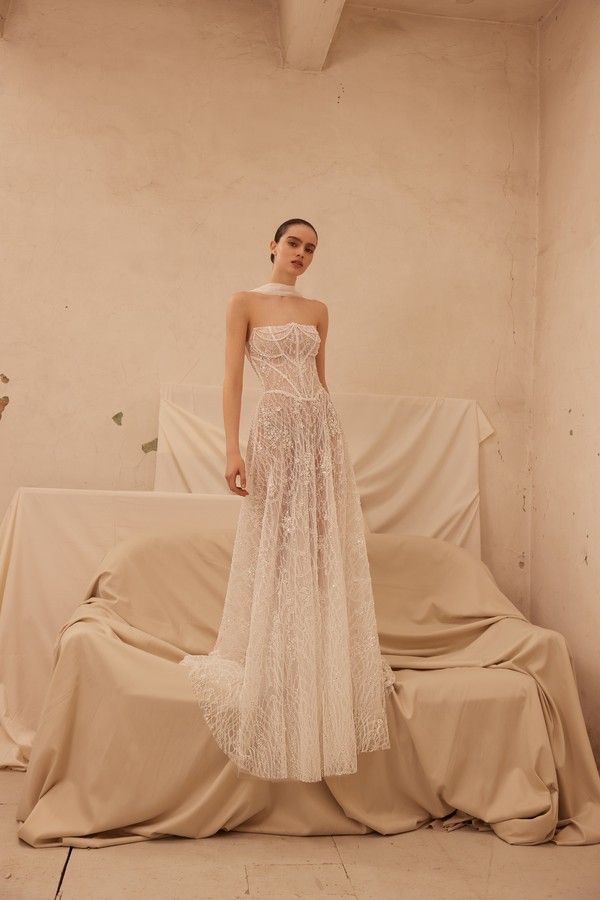 Сукня & Шлейф Jamini Ivory
